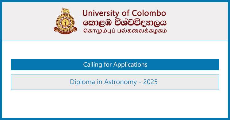 Diploma in Astronomy 2025 – University of Colombo (Apply Now)