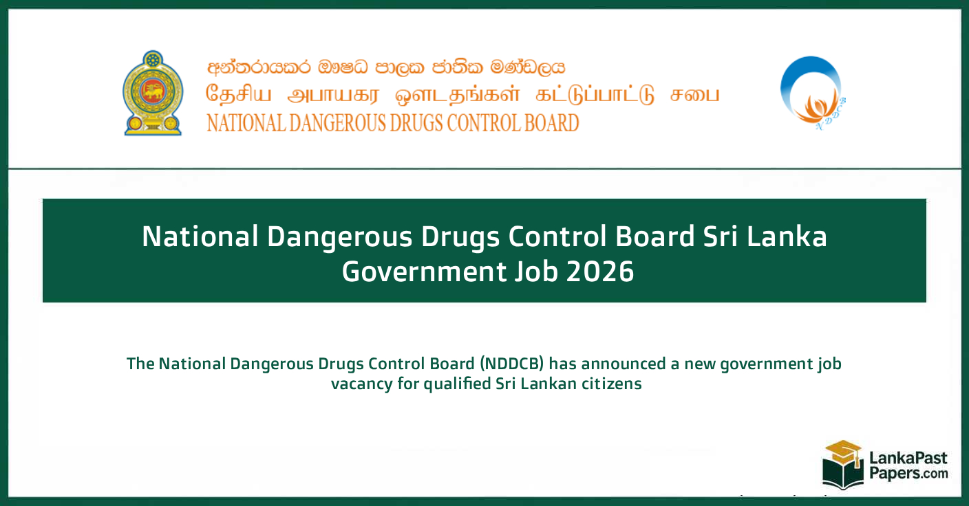 Director Finance Vacancy 2026 – NDDCB Sri Lanka Government Job