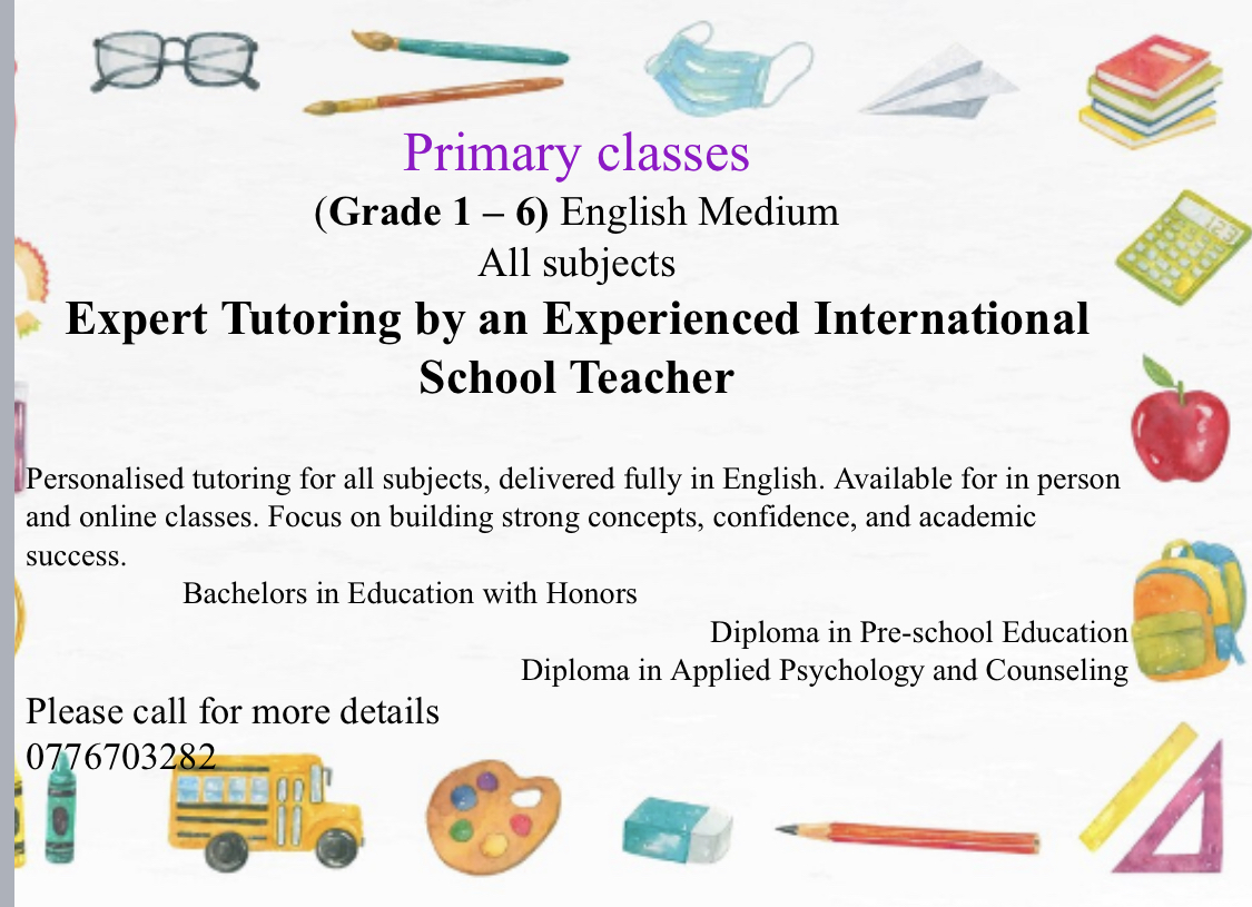 Primary classes 
