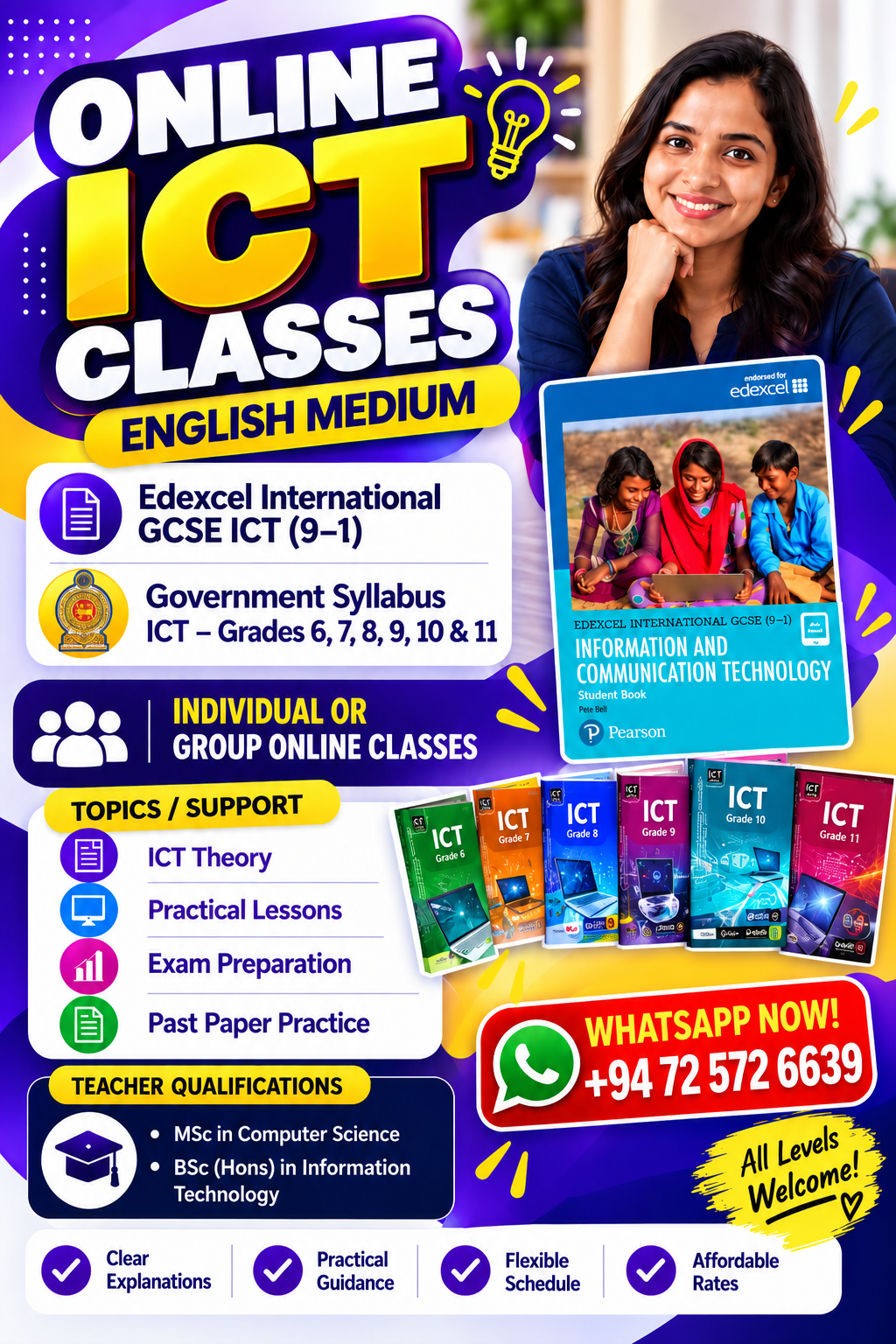 ICT English Medium | Grade 6 • 7 • 8 • 9 •10 •11