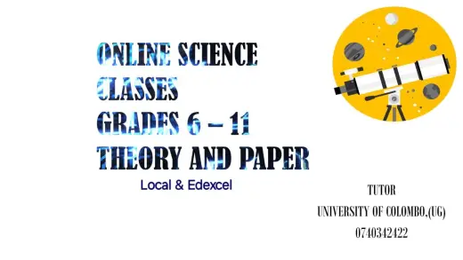 Local Science classes Grades 10 and 11