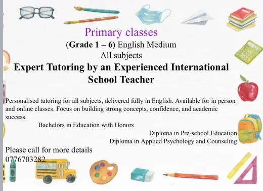 Primary classes 
