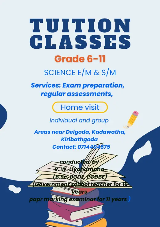 Science (Local/cambridge /Edexcel )grade 6-11
