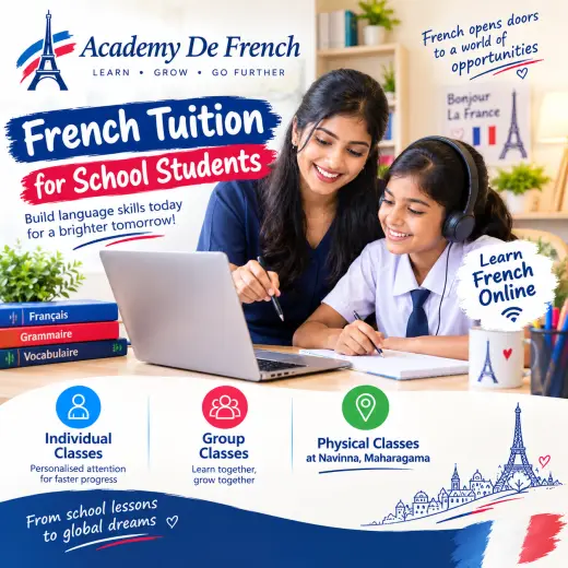 French Classes (Grade 1-13) - Local, Cambridge & Edexcel