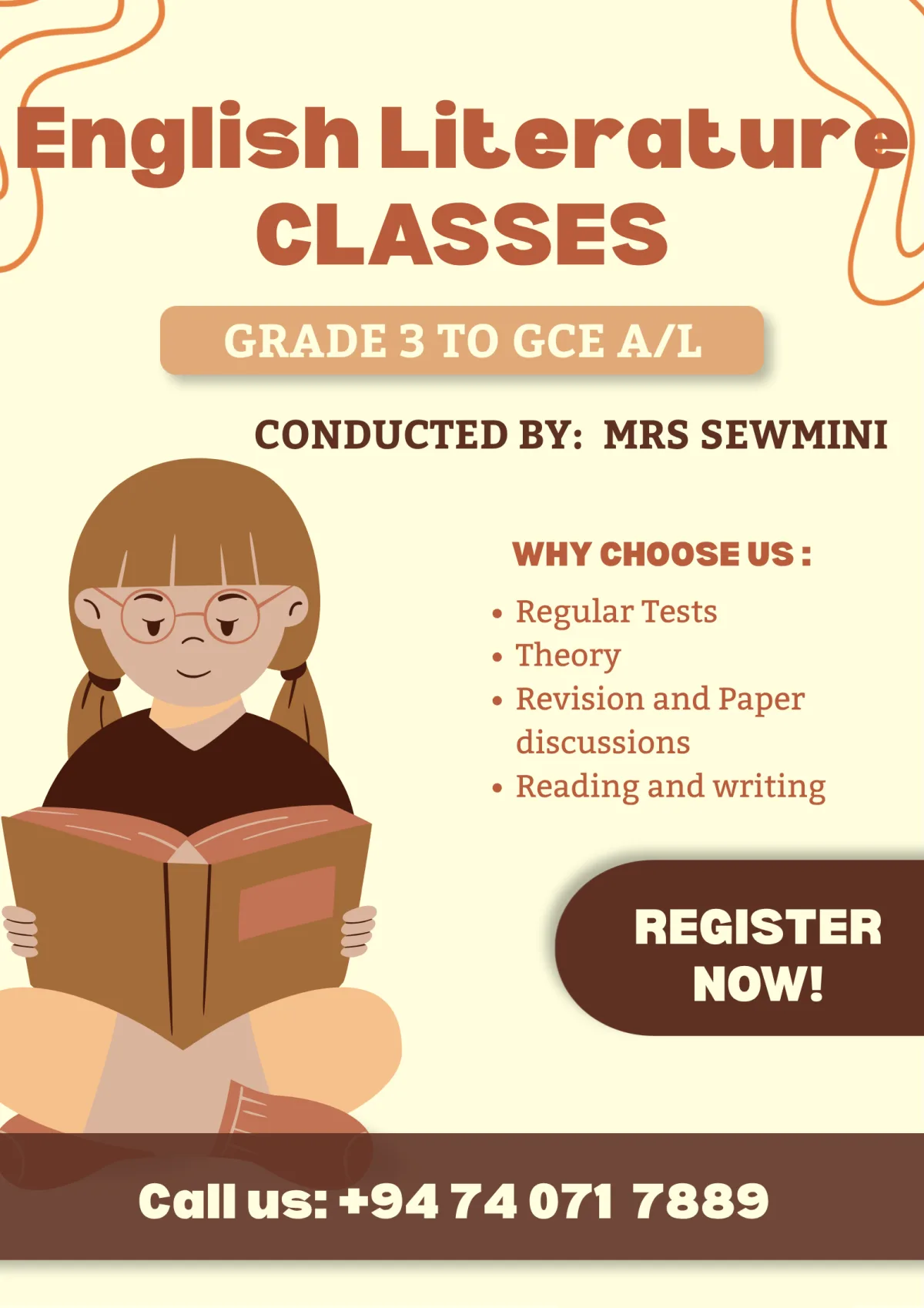 Grade 3 to A/L - English Literature 