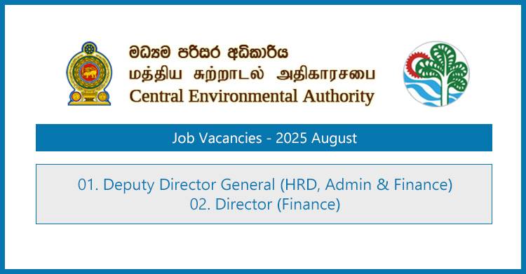 Central Environmental Authority Director Vacancies 2025 – Apply Now | August Intake