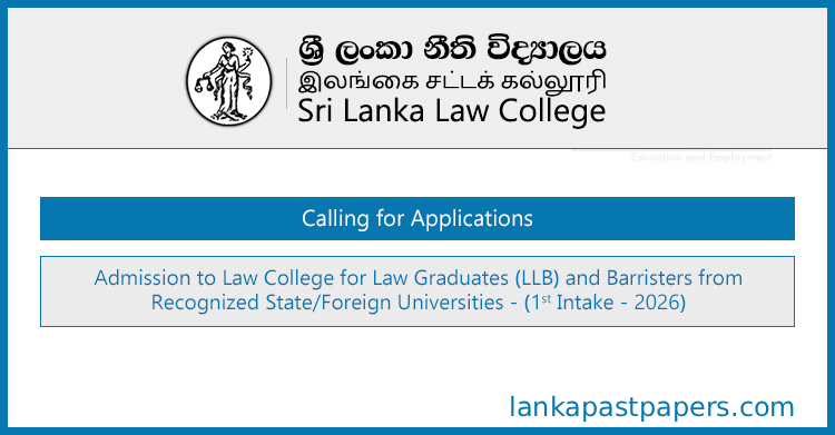 Law College Admission for LLB Graduates – 2026 (1st Intake)