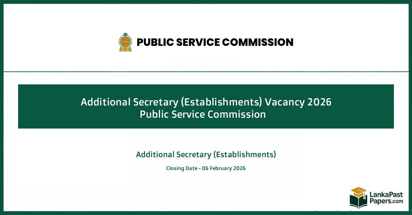 Additional Secretary Vacancy 2026 PSC – Apply Online Now