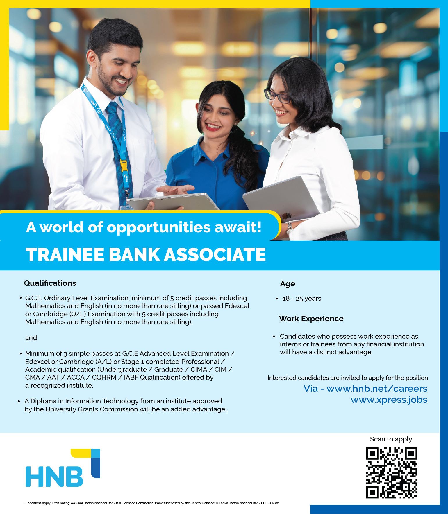 HNB Bank Job Vacancy 2025