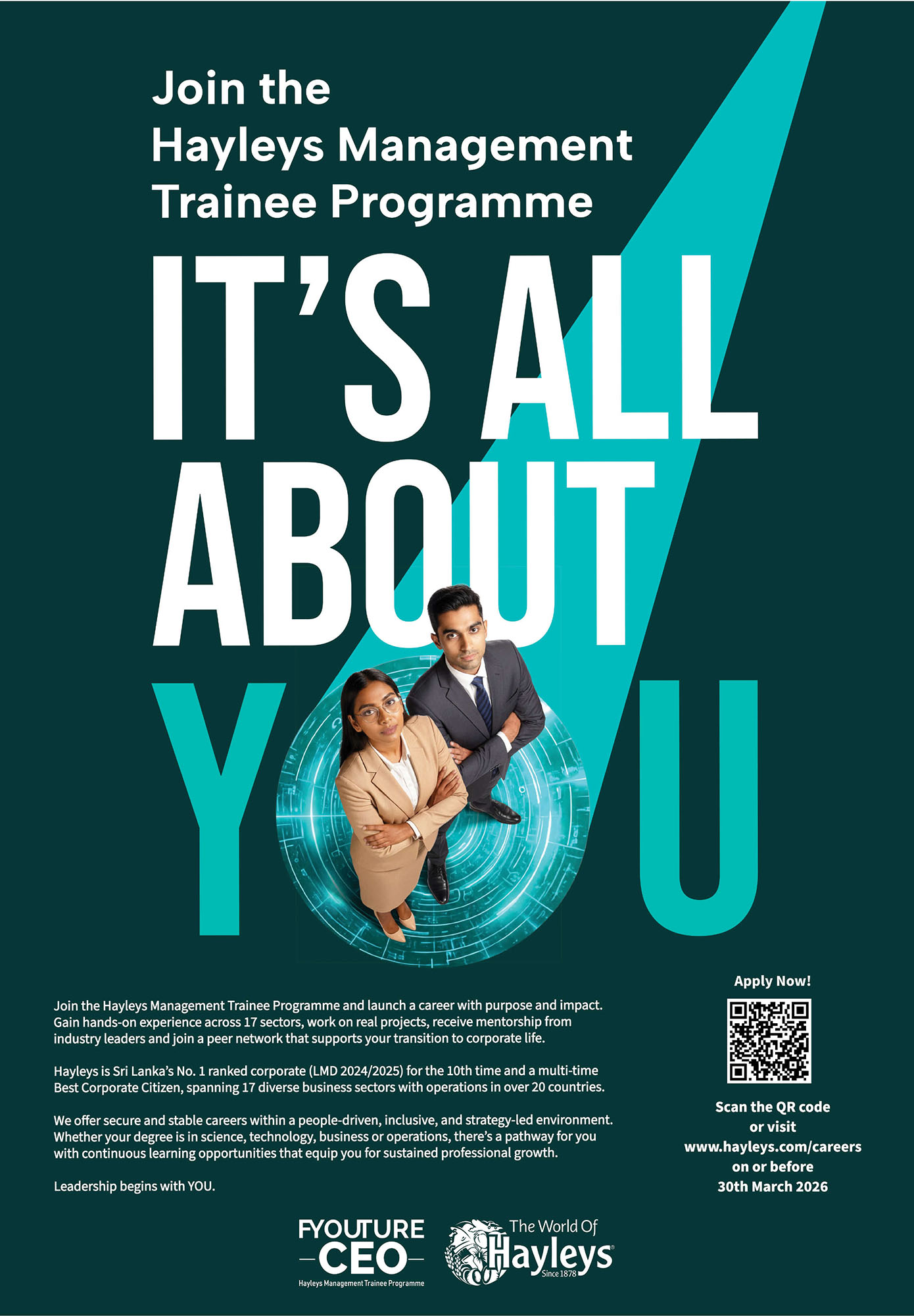 Hayleys Management Trainee Programme 2026 Sri Lanka