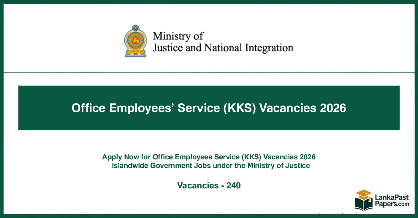 Office Employees Service KKS Jobs 2026 – 240 Vacancies