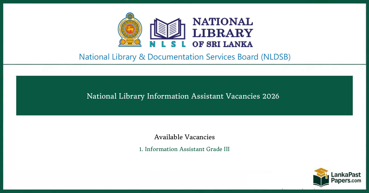 National Library Information Assistant Vacancies 2026